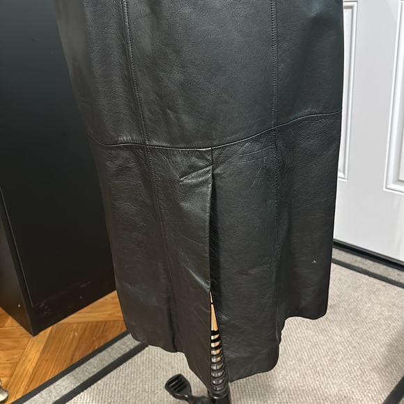 🌺🌺 NWT JESSICA ASH LEATHER COAT SIZE M - Picture 10 of 13